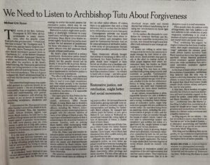 Michael Eric Dyson Instagram - My essay for the New York Times @nytopinion on Archbishop Tutu and the politics of forgiveness. What a great man with an enduring legacy for social justice.