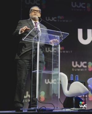 Michael Eric Dyson Instagram - Renowned social justice scholar, author, and professor, @michaelericdyson welcomes the #UJCSummit23 audience with inspiring message to activate for change  at the second annual #UJCSummit.