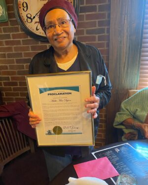 Michael Eric Dyson Instagram - Happy 85th birthday to my amazing and incredible mother #AddieMaeDyson! Had to fly in and surprise her on her special day. Thanks to Detroit Mayor Mike Duggan (@mayormikeduggan ) and LT. Governor Garlin Gilchrist II (@ltgovgilchrist )and Governor Gretchen Whitmer (@gewhitmer ) for offering wonderful proclamations on Mom’s special day. She survived the brutal lash of Jim Crow, the devious backhand of gender oppression and virulent racism to shine bright as a beacon of high intelligence and deep literacy. Love you Mama! (And thanks to my gifted and wonderful niece Charmaine (@cinco.de.maino ) for pulling it all together!
