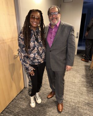 Michael Eric Dyson Instagram - The great @iamtabithabrown blessed us in Nashville tonight at Vanderbilt University @vanderbiltu with her unique brand of effervescence and her enthusiastic embrace of her Blackness and humanity. On a day when we endured the latest tragedy of gun violence and mass killing, she brought huge sunshine and contagious hope to our suffering city. We thank you for being a gift from God!💕🙏🏽