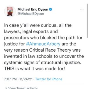 Michael Eric Dyson Instagram - The real reason for the invention of Critical Race Theory.