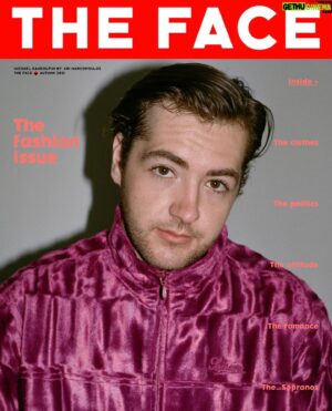 Michael Gandolfini Instagram - Thanks @thefacemagazine for my first cover feature! Introducing me to @ari_marcopoulos_official and allowing me to chat with @jadewickes was a true gift.
