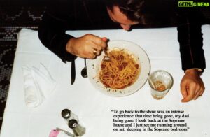 Michael Gandolfini Instagram - It’s all gravy, baby 🍝 
Swipe for sauce.

Thank you @dazed / @nixonnixon / the iconic @alisonmarieisbell / @benjaminthigpen and of course @johnsof12thstreet