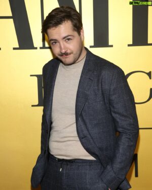 Michael Gandolfini Instagram - The stache goes LA. Thank you @vanityfair