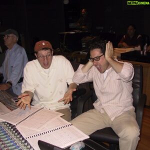 Michael Giacchino Instagram - Happy Saturday! Here’s a blast from the past, a season one Alias recording session with my pal JJ.