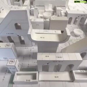 Michael Giacchino Instagram - Here’s a shot of the model we used to plan out the shooting for the maze set. Our incredible production designer Maya Shimoguchi did an amazing job bringing it all to life. #werewolfbynight