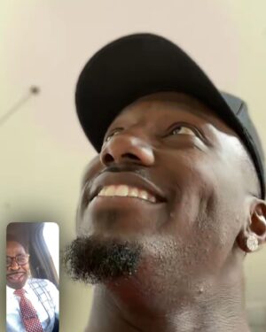 Michael Irvin Instagram - This is why @19problemz will always be that dude and certainly my dude! Every time he beats my @dallascowboys he knows he makes me feel bad, but he hits me to make me feel better 👊🏾 But this time I met lil DeeBoo who is going to terrorize my boy in about 20years 😳
