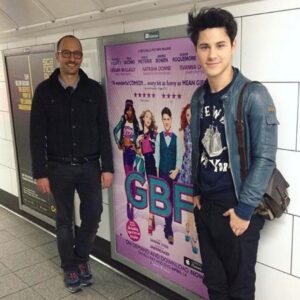 Michael J. Willett Instagram - AAAW throwback to that time Darren and I found the GBF poster in the tube! 😍 Repost from @darrenstein