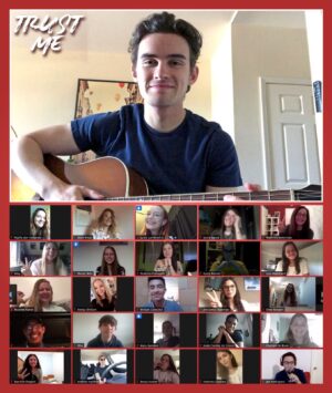 Michael Johnston Instagram - The “Trust Me” zoom concert was a success! I had so much fun singing and chatting with all of you. The new release date for the song is Friday July 10th!

Check out my website (link in bio) for iTunes and Spotify preorder links. If you pre-ordered “Trust Me” before, you have to re-save it.

Thanks @jordycordier for helping organize the zoom and @jonrod14 for the photo edit!
#trustmemichaeljohnston