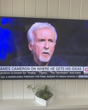 Michael Keaton Instagram - Great interview w James Cameron and Fareed Zakaria CNN