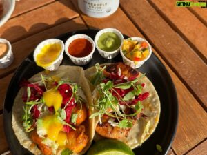 Michael Kelly Instagram - All my #Bedford #PoundRidge #MtKisco #BedfordHills people you absolutely have to go check out @mexicanfiestataqueria 
Juan is killing it there.  This is food made with love. 
We had blackened shrimp tacos and cauliflower tacos and both were out of this world. 
Everything is homemade, even the chips!!! Located next to the Petco in MtKisco. 
#tacos #mexican