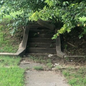Michael Kenneth Williams Instagram - I went to Tulsa in August 2019 to work on @bodybrokersfilm at the same time I was working on Lovecraft County.
I went to the community where our Ancestors used to live and all that was left were the stairs to the homes that used to be there.
I then went and stood on the intersection of Greenwood Avenue and Archer Street AKA Black Wall Street which stretched all the way to Pine Street, it was there I met @riccowright03 A fourth generation Tulsan and he owns an art gallery called @bws.gallery 
We played chess and listened to music as we spoke about our Ancestors, our legacy and our community.
I met a brother and made a friend that day🖤.
#forgivedontforget