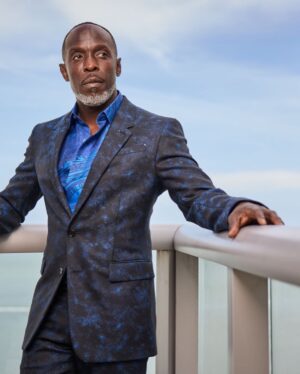Michael Kenneth Williams Instagram - I’m so @berluti blue
Inside all of us lies a @soulofanation
tune in Tuesday 4/6 @10pm for the season finale on @abcnetwork thank u @chantre  for making this happen  I hope this is the beginning of many more this was so revealing and healing🖤