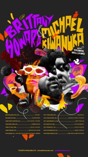 Michael Kiwanuka Instagram - I am so excited to announce a co-headline tour with my friend Michael Kiwanuka where we will be hitting some of my favorite venues across the country in the fall. Michael and I started this journey at almost the same time in 2011 and it has been so amazing to follow his growth as an artist. I can’t wait to watch his set and also see the opener, Yasmin Williams, I’m such a fan of both! Tickets are on sale this Friday at 10am local! Sign up for the presale now at the link in bio which opens Wednesday at 10am local. Let me know what city I am going to see you in!!