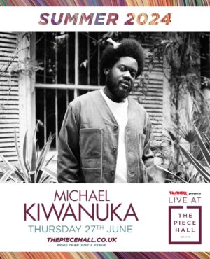 Michael Kiwanuka Instagram - Excited to announce our first U.K shows of the year at The Piece Hall in Halifax this June & headlining Wilderness Festival in August. Can’t wait to play for you again… tickets for Halifax are on general sale at 9am tomorrow & Wilderness tickets are on sale now, link in stories. 
📸- Olivia Rose