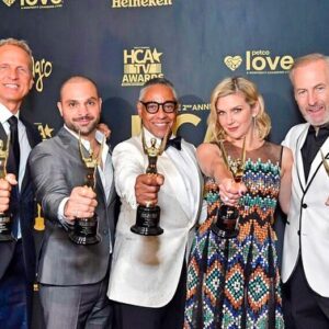 Michael Mando Instagram - All good things come to an end 🤍🏆 #BetterCallSaul #SaulGone Thank you to the fans for six magical, life changing seasons 💫