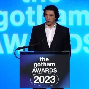 Michael Mann Instagram - Thank you Gotham for the honor and Adam for the fantastic introduction

@thegotham @ferrarithemovie 
#2023gothamawards