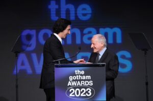 Michael Mann Instagram - Thank you Gotham for the honor and Adam for the fantastic introduction

@thegotham @ferrarithemovie 
#2023gothamawards