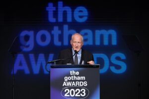 Michael Mann Instagram - Thank you Gotham for the honor and Adam for the fantastic introduction

@thegotham @ferrarithemovie 
#2023gothamawards