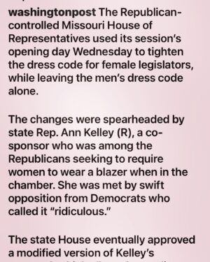 Michael Moore Instagram - Our Taliban. In the end the Missouri legislature passed a rule stating no female member in the Missouri House can have their arms uncovered. 

Men of Missouri — at least you know, the reign of your power is coming to an end. Remain calm. Breathe. It will all be over soon. It’s ok to cry.