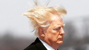 Michael Moore Instagram - Donald Trump, Prisoner No. P01135809, just arrested at Fulton County Jail on 13 felony RICO racketeering and conspiracy counts. No word yet on whether there was the standard “strip and cavity search.” 

He filled out and signed the Felon Intake form claiming that he has “blond or strawberry hair” and weighs only “215 lbs.” Can they add a perjury charge?