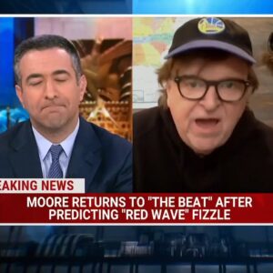 Michael Moore Instagram - Ari Melber invited me back on The Beat this week to talk about why I knew, and told him a week ago, that there would be no red wave. 

Hint: It's a false equivalency to think that the price of gas somehow equates with women’s human rights being stripped away…