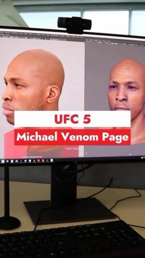 Michael Page Instagram - 😮😁 What a cool Birthday Gift 🎁 #ufc5
#mvptv #birthdayvibes