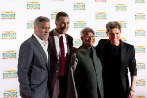 Michael Patrick Kelly Instagram - Thank you @postcodelotterie for inviting me to the #StandUpForHumanRights event. Grateful for the inspiring encounters, especially with Nobel Peace Prize Laureate Prof. Muhammad Yunus 

MPK 

#HumanRights #MuhammadYunus #GeorgeClooney #YusraMardini #KaiPflaume #MichaelPatrickKelly