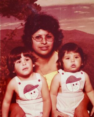 Michael Peña Instagram - Nico came to the US with a dream and a great work ethic. She finished high school while working a full time job and was always working to put us in good schools. She past away in my early 20s. I think about her everyday. Love you mom. (That’s me on the right)
