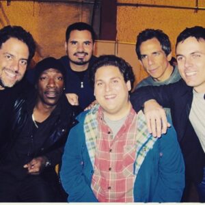 Michael Peña Instagram - Nothing like a weird picture to start out your day. Tower heist cast with Jonah hill.