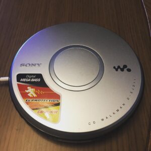 Michael Peña Instagram - "WHAT IS THAT?" Asked my son!!!!!
I looked at him in disbelief, it took me a couple seconds and said it was a CD player. I opened up this fossil to show him the CD it plays. "Cool" he said. I heard of these. #howtofeeloldin10seconds