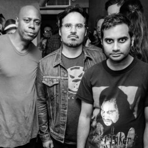 Michael Peña Instagram - Wow!!! Saw these two giants do their thing!!! @azizansari  and Dave Chappelle killed it last night! Thnx @therealchrisspencer photo cred: @candytman