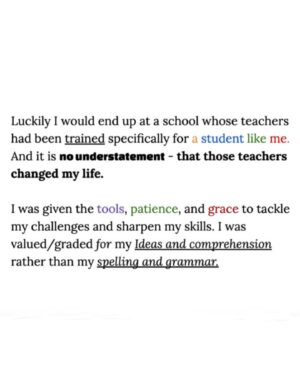 Michael Provost Instagram - We are a few days into the T-shirt Drive for @madebydyslexia and @barbarabushfoundation to Champion Dyslexic Thinkers and work towards Raising Literacy Rates. If you’re able to contribute - the link is in my bio. You can also help just by making time to read yourself or encouraging others. Or by checking out Made By Dyslexia’s YouTube/Online Resources. #dyslexicthinking #literacymatters 📚❤️