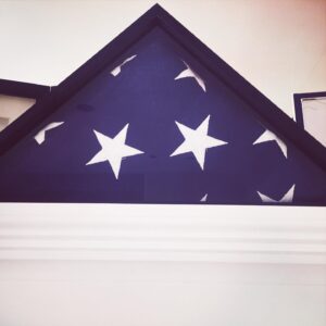 Michael Raymond-James Instagram - Both of my grandfathers served during WWII. This flag was draped over one of my grandfathers casket at his funeral in 2003. I am thinking of them today. And of all those who’ve served. Happy Memorial Day