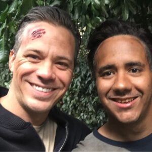 Michael Raymond-James Instagram - #TBT with my guy Krispy @jgabbagabba BTS on #TheFinestHours One of the greatest shoots of my life. Such an honor to be a part of such an incredible true story and to be amongst so many great artists and friends like this dude
