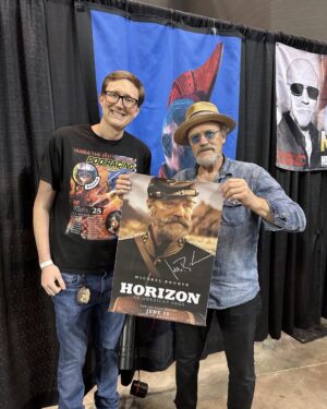 Michael Rooker Instagram - Signed my first Horizon chapter 1 poster this weekend in Omaha a big thank you to all the fans that went and showed your love this weekend by supporting our Film