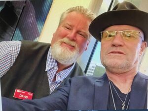 Michael Rooker Instagram - Took me quite sometime to find this photo...I promise to give DAVE a big shout out...great meeting you my friend and hope you’re doing well.