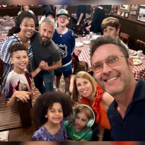 Michael Rosenbaum Instagram - THANK YOU @bucadibeppo 
for taking care of my family for my grandma Blanche’s 96th Birthday.
It was so special and it made her so happy.

#family