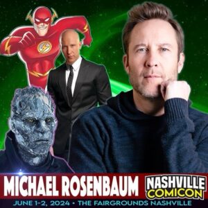 Michael Rosenbaum Instagram - very excited to go to @nashvillecomicon and rock it out with you guys. Love that city. Come and hang with me. 

June 1-2 🔗link to tickets & info in my bio 

#nashvillecomicon #nashville #fanevent