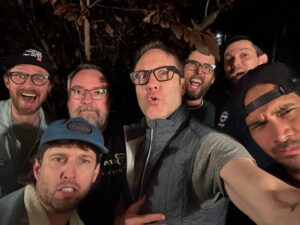 Michael Rosenbaum Instagram - horror movie night with the boys. they made me watch Urban Legend and made fun of me the entire time. 

#urbanlegend #horrormovienight