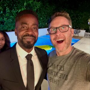 Michael Rosenbaum Instagram - one of my best pals in the world won an #Emmy tonight. he’s a producer on the @kellyclarkson show. love this guy. congrats to you my friend. @kellyclarksonshow @misterchristophermcdonald