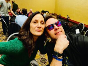 Michael Rosenbaum Instagram - Loved seeing this beautiful woman at Rhode Island Comic Con.  @bycarrieannemoss