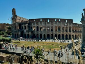 Michael Rosenbaum Instagram - Great time in Rome. Visited the #colliseum today, the #Vatican yesterday and eating like kings with my pal Rob. Truly epic trip. Italy is stunning. The people are incredible. @italy @rome - Oh and #florence was amazing. I can’t believe I haven’t been here.  Visit now. Good Lord. @rometravelers @florence_itally ❤️❤️❤️❤️