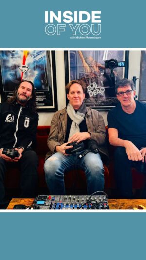 Michael Rosenbaum Instagram - Dogstar, you did not disappoint ;-)) Gary Oldman impressions, creative birthday gifts to Francis Ford Coppola … we got real! 
🧛🏻‍♂️ 🎁 🍄 

Episode link in bio OR👉InsideOfYouPodcast.com 

#insideofyoupodcast #michaelrosenbaum #dogstar #dogstarband #keanureeves #robmailhouse #bretdomrose #dracula #garyoldman #francisfordcoppola #SoThatHappened