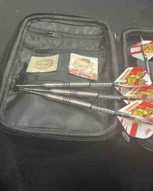 Michael Smith Instagram - Not the result I wanted yesterday but there’s signs it’s starting to come back slowly. Still inconsistent but in patches looks really good. Hopefully go better today. @Shot_Darts @TonyBet #andyfrieght @SkySportsDarts
