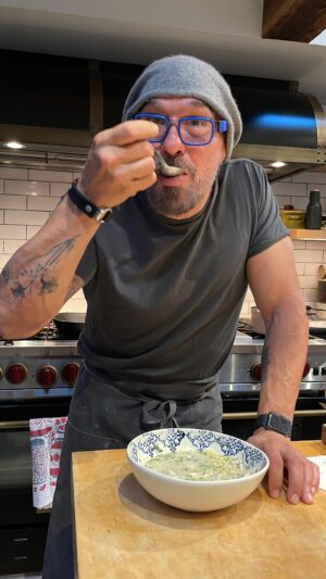 Michael Symon Instagram - See full recipe in part I! 🍋

It’s going to be an agvolemono weekend at the SYMON’S!
