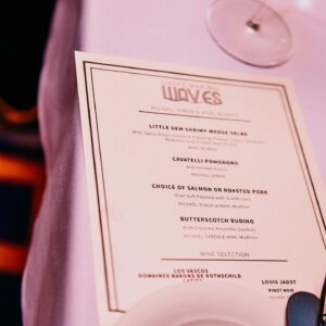 Michael Symon Instagram - we’re still not over that last night dinner by @chefsymon & @chefmarcmurphy on #chefsmakingwaves! 🤌🏽

we enjoyed: 

🍤 little gem shrimp wedge salad

🍝 cavatelli pomodoro

🐟 choice of salmon or roasted pork

🍮 butterscotch budino

we truly couldn’t think of a better way to close our incredible inaugural sailing together! if you missed out, join the pre-sale for 2025 at chefsmakingwaves.com 🌊

📸 : @spectaclephoto & @tammyvega_