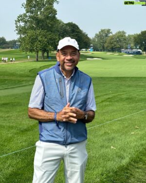 Michael Wilbon Instagram - The best place to be all weekend was/is Olympia Fields Country Club for the BMW Championship!