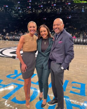 Michael Wilbon Instagram - Chicago in the house in Brooklyn…glad to be working the Nets-Knicks game tonight alongside my friends and colleagues, @cassidyhubbarth and @sgkustok