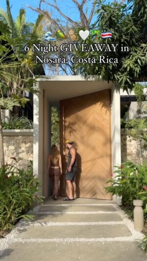 Michael Yerger Instagram - 6 Night GIVEAWAY in Nosara, Costa Rica 🇨🇷 

We have partnered with the @quin_nosara to offer you   a guest a 6-night stay in the jacuzzi suite. Giveaway includes airport transfer to and from the Liberia Airport (LIR).

To Enter:
- Like this post
- Follow @quin_nosara @daisykeech & @michaelyerger 
- Tag who you’d like to bring in the comments below

♥️ Winner will be announced on Valentine’s Day! ♥️

Costa Rica is one of the most beautiful countries we’ve been to. From the amazing surf and gorgeous sunsets, to the serene jungle and revitalizing yoga, the pura vida lifestyle is something that we’ve come to cherish. 

#QuinMoment #CostaRica #Nosara